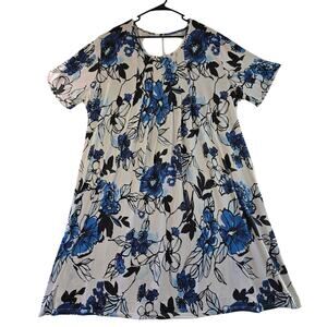 Blue and White Sundress Plus Size 3XL